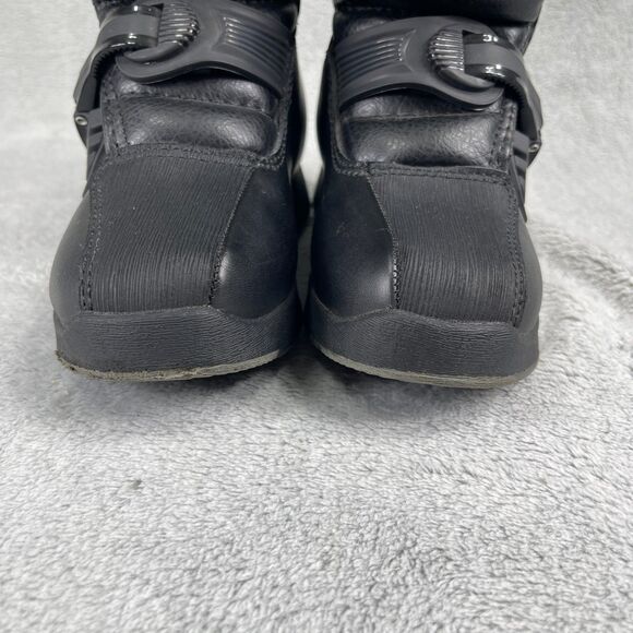 Fly Racing Maverik LT Kids Boots US 11 Black White Adjustable Motorcycle Boots - Picture 7 of 13